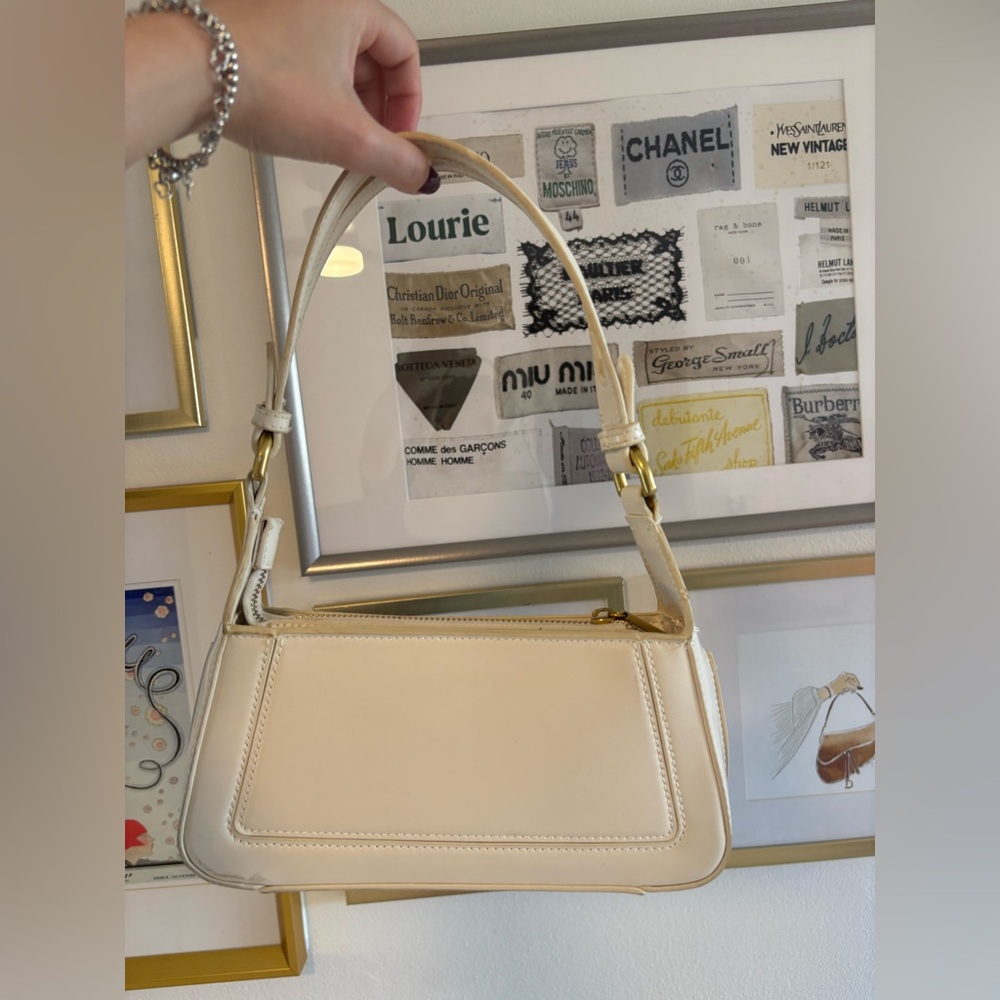 ZARA Leather Beige Purse